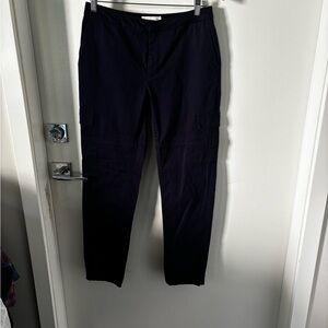 Vince Camuto Dark Navy Cargo Trousers